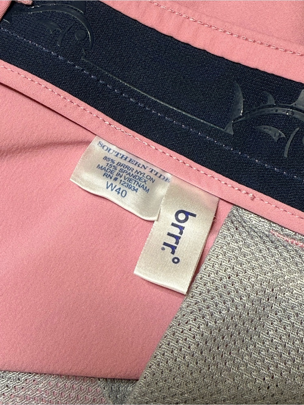 Southern Tide Pink Men's Flat-Front Shorts